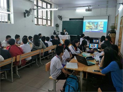 Dạy học trực tuyến môn Ngữ văn tại trường THCS Ba Đình